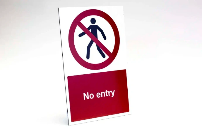 No entry sign