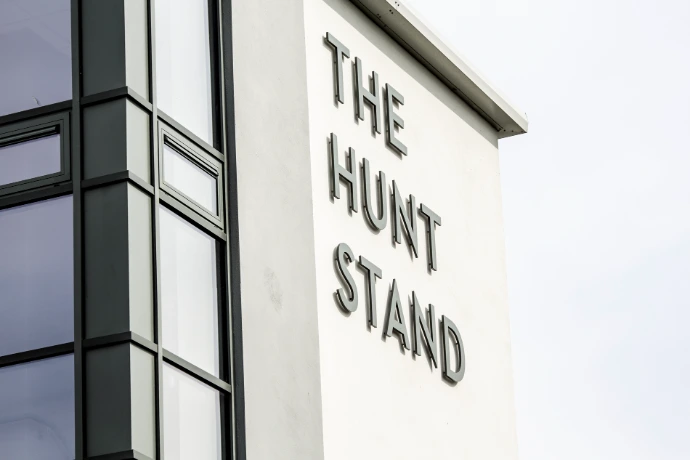 External 3D facade sign
