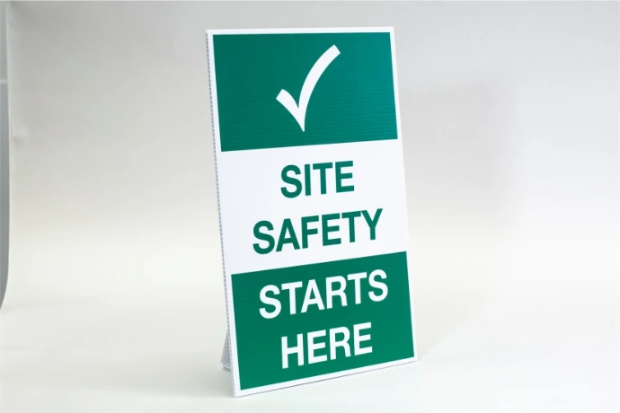 Site Safety Starts Here Sign