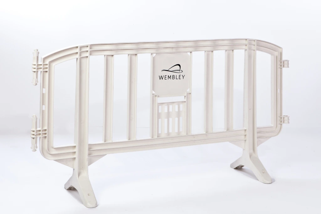 white movit barrier with logo