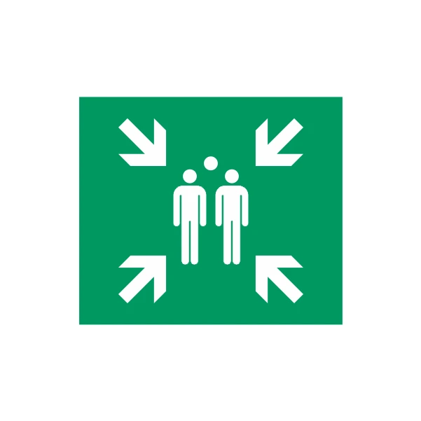Assembly point symbol