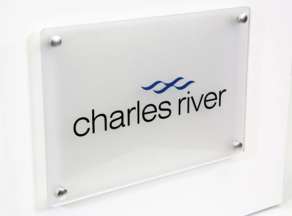 Acrylic wall mounted plaque