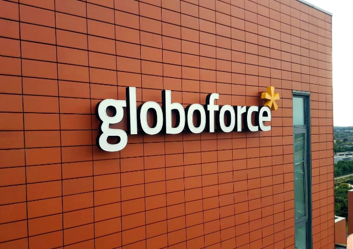 External 3D facade sign