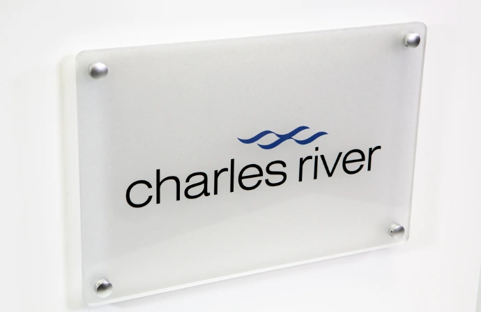 Acrylic business plaque