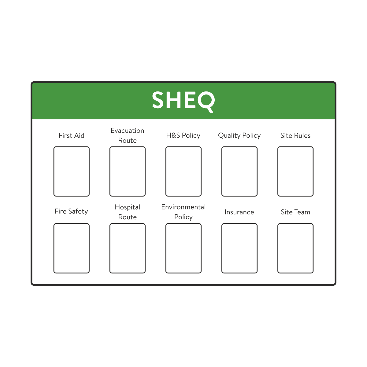 SHEQ board graphic drawing