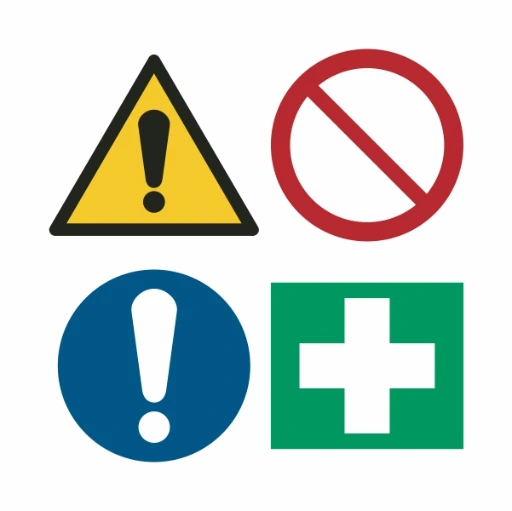Safety sign symbols 