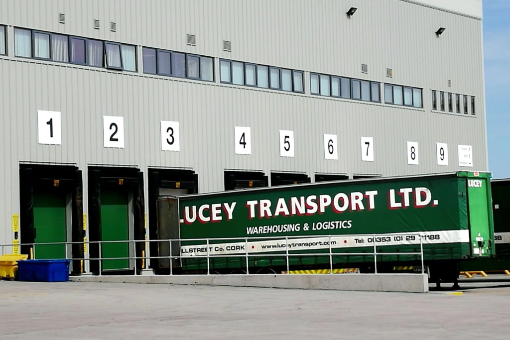 Warehouse bay number signs