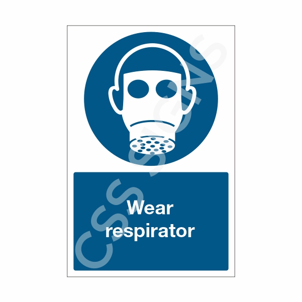 Wear Respirator Sign