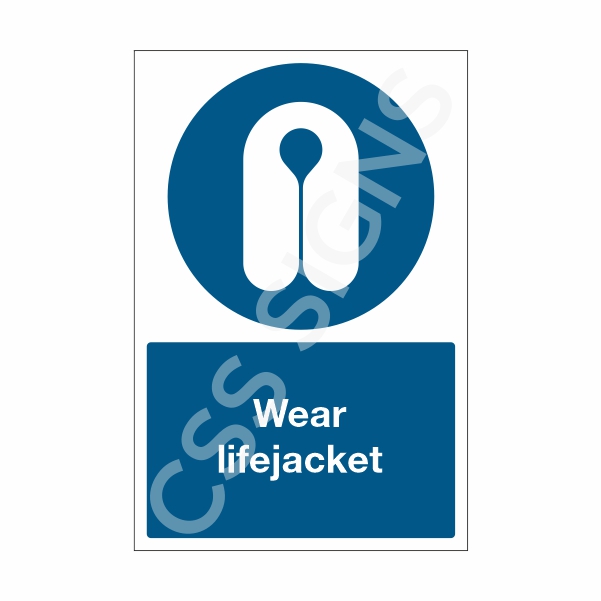 Wear Lifejacket Sign