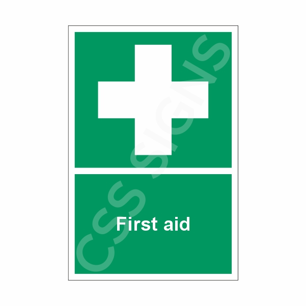 [40101-1] First Aid Sign (Corriboard, 100x150)