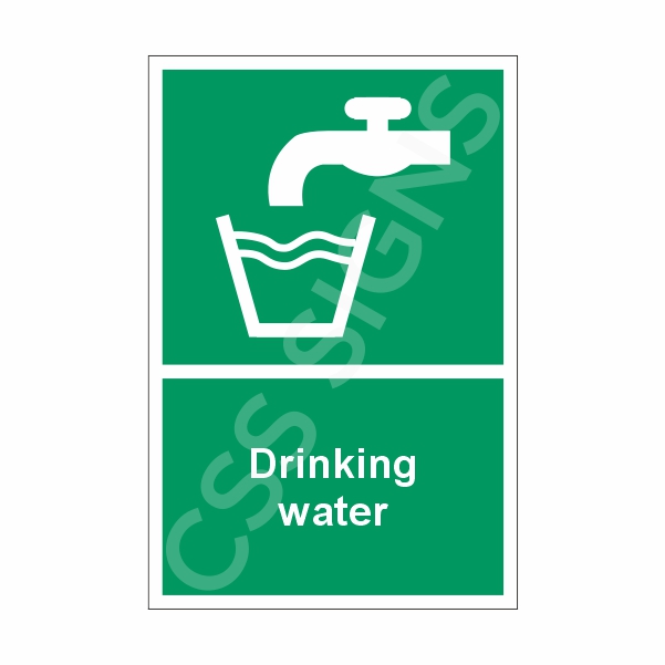 Drinking Water Sign