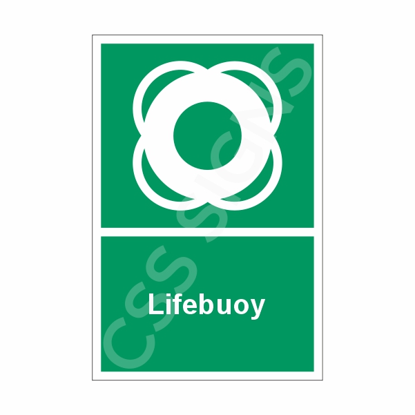 [42101-1] Lifebuoy Sign (Corriboard, 100x150)