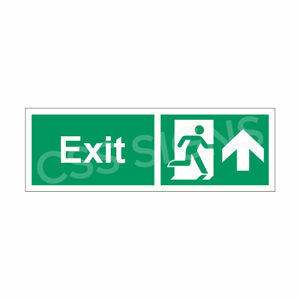 [43002-1] Exit Up Sign (Corriboard, 300x100)