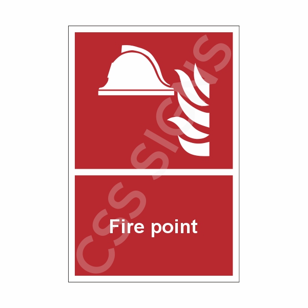 [50101-1] Fire Point Sign (Corriboard, 100x150)