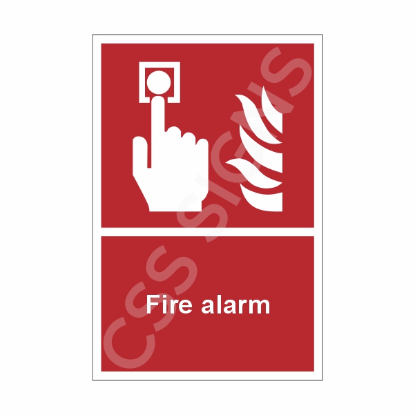 [50201-1] Fire Alarm Sign (Corriboard, 100x150)
