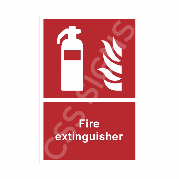 Fire Extinguisher Sign