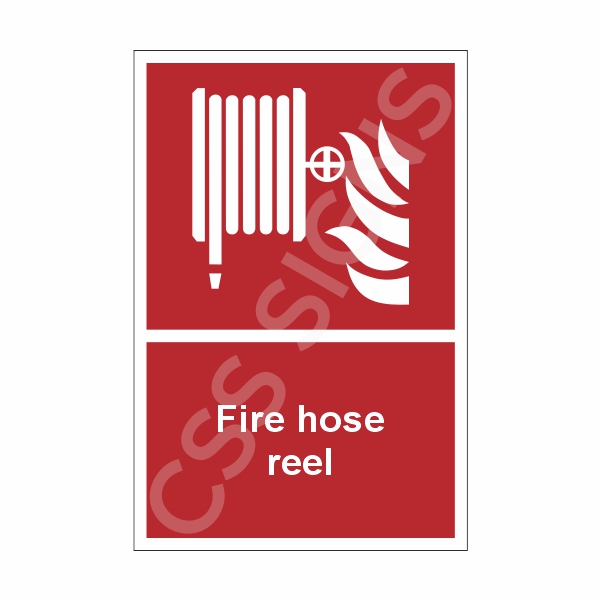 [50401-1] Fire Hose Reel Sign (Corriboard, 100x150)