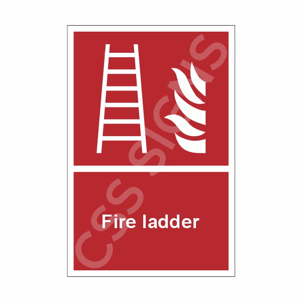 Fire Ladder Sign