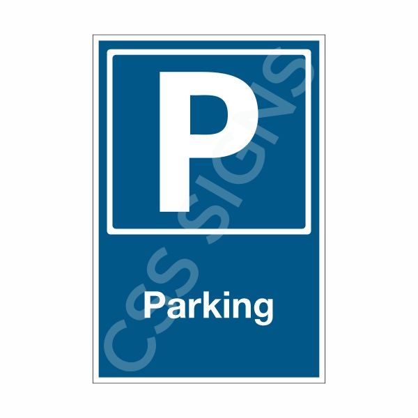 [70101-1] Parking Sign (Corriboard, 100x150)
