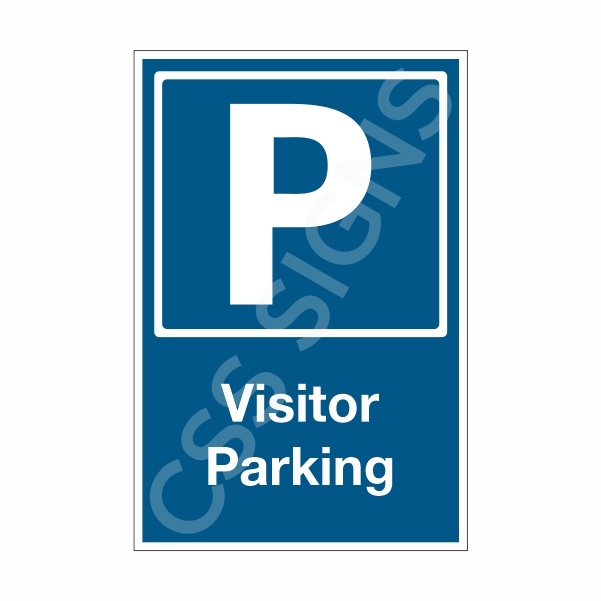 [70120-1] Visitor Parking Sign (Corriboard, 100x150)
