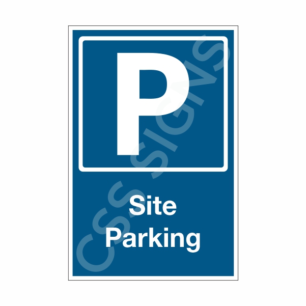 [70123-1] Site Parking Sign (Corriboard, 100x150)