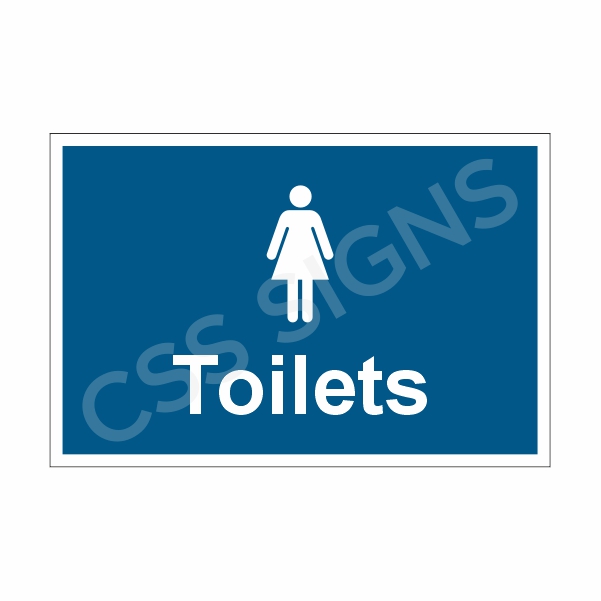 Site Toilets Female Sign