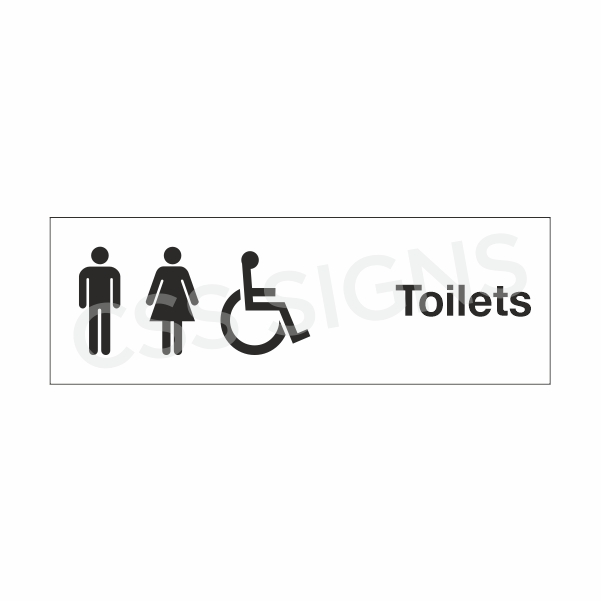 Toilets Sign