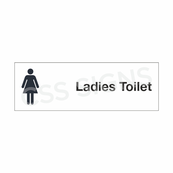 Ladies Toilet Sign