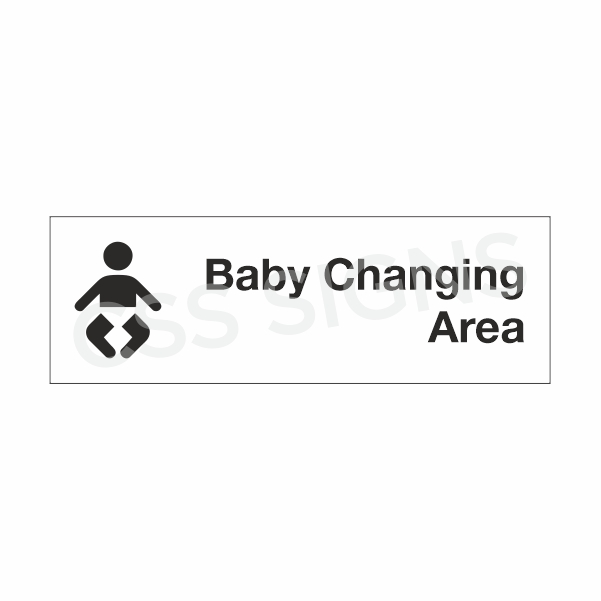 Baby Changing Area Sign