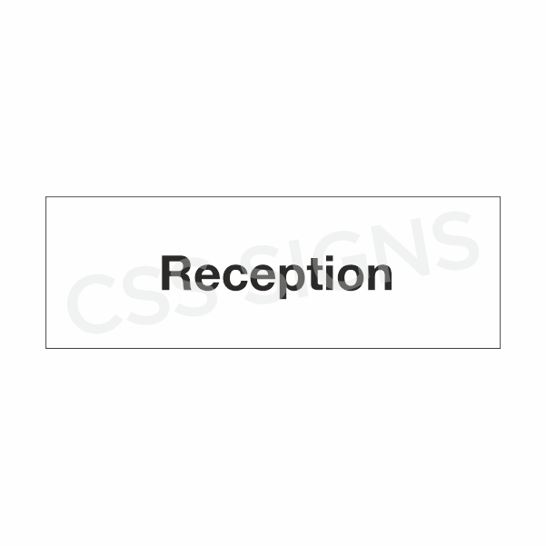 [130501-1] Reception Sign (Corriboard, 300x100)