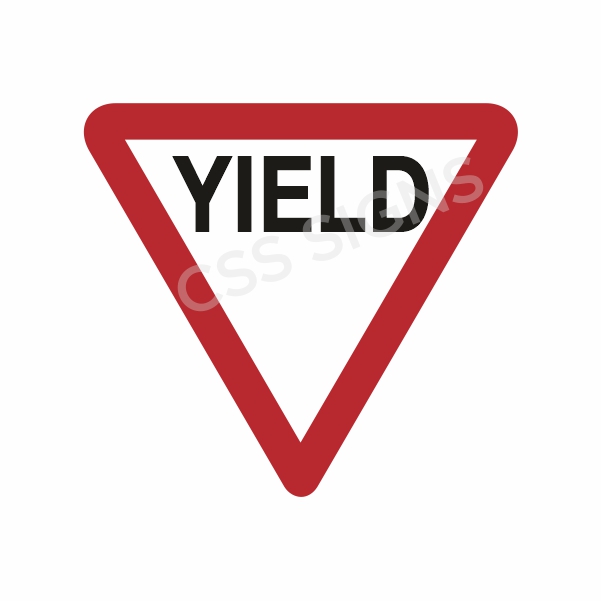 RUS026 Yield Sign