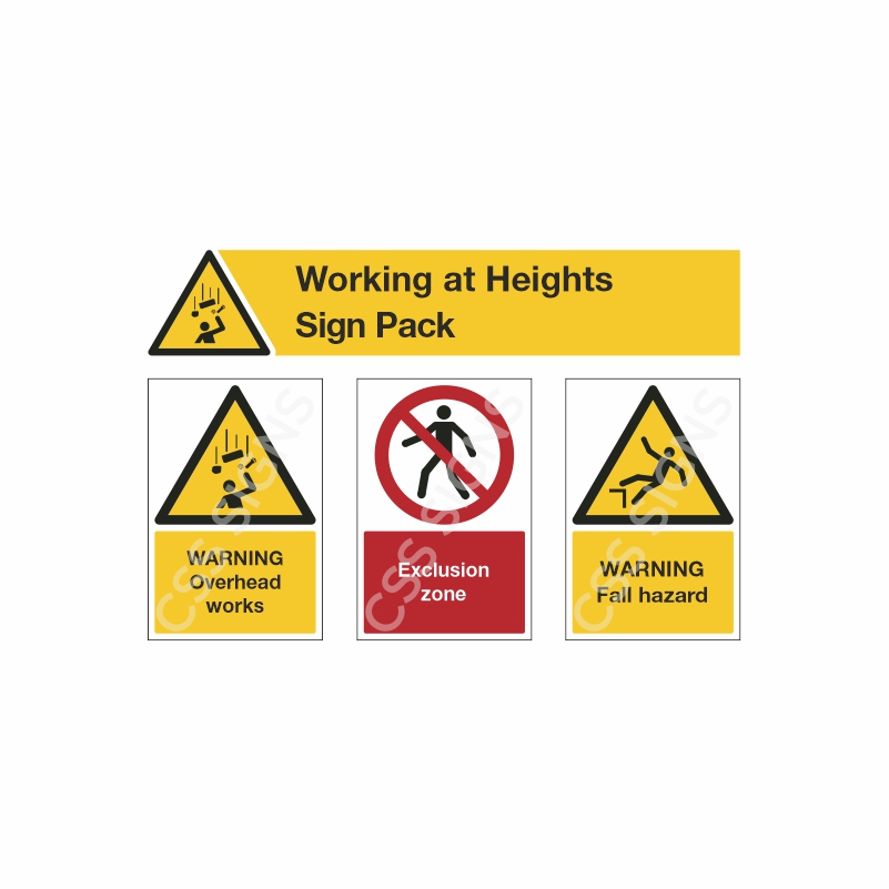 Working at Heights Sign Pack