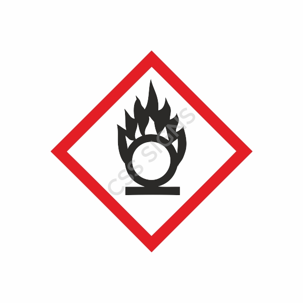 [510003-2] Oxidant GHS Label (30x30, 20)