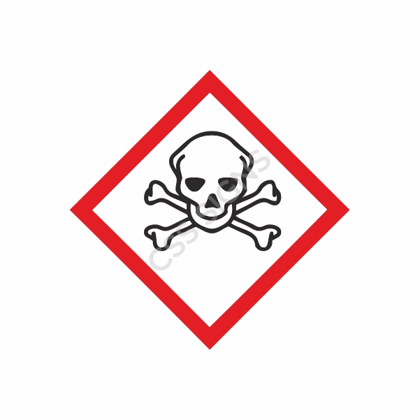 Toxic GHS Label