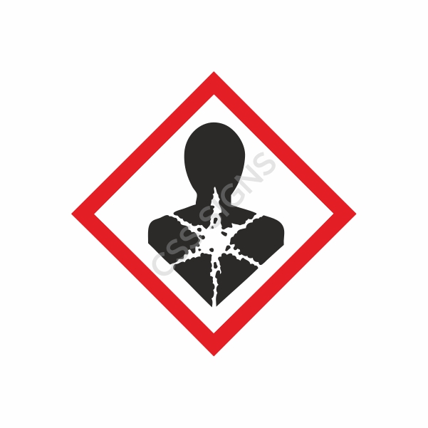 [510008-2] Serious Health Hazard GHS Label (30x30, 20)