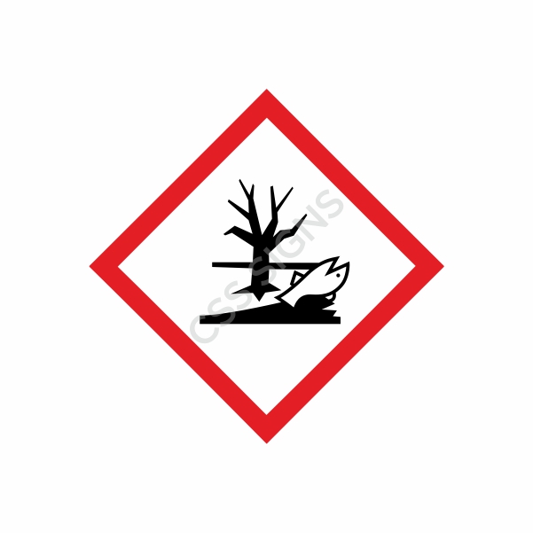 [510009-2] Environmental Hazard GHS Label (30x30, 20)