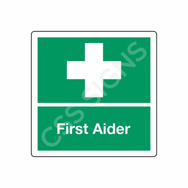 First Aider Label