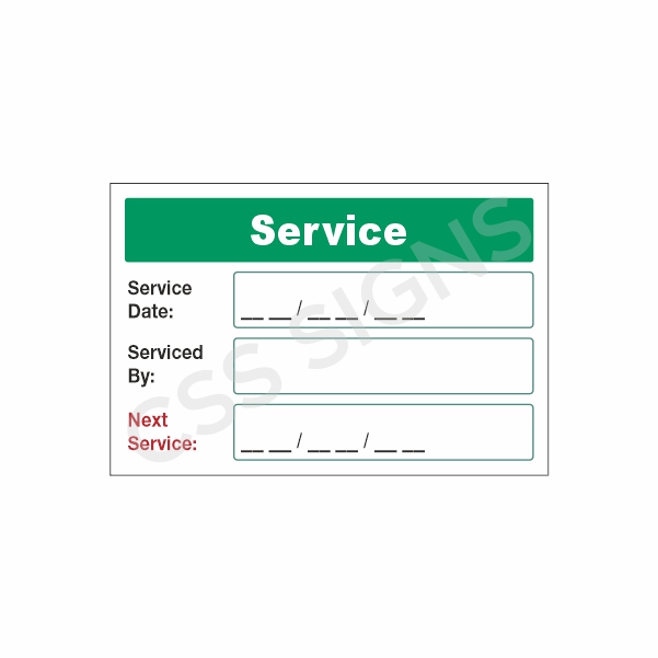 [530002-1] Service Label (20, No)