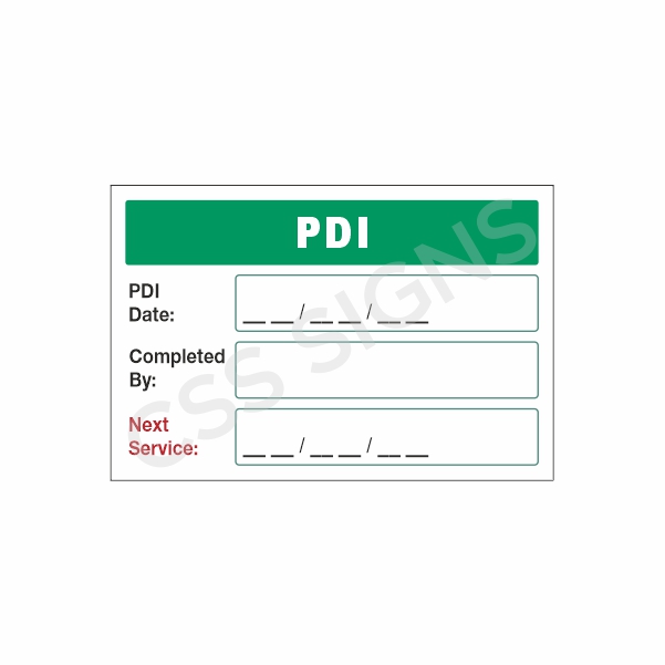 PDI Label