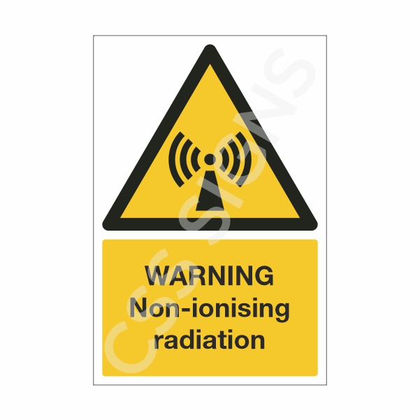 [11001-1] Warning Non-Ionising Radiation Sign (Corriboard, 100x150)
